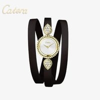 ساعة نسائية جلد ماركة كــاتــيــرا تصميم انيق وعصر...