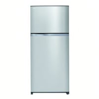 ثلاجة توشيبا بابين مقاس 21.5 قدم سعة 608 لتر ستيل...