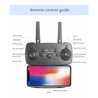 طائرة درون E88 Pro 4k - أسود