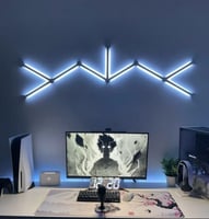 إضائة نانو ليف ليد RGB لاينز 9 قطع