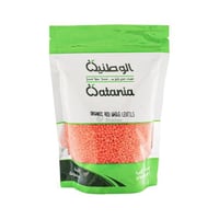 عدس أحمر مجروش عضوي الوطنية 500 جم