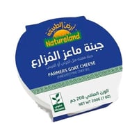 جبنة ماعز المُزارع عضوي ارض الطبيعة 200جم