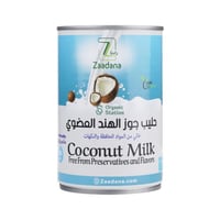 حليب جوز الهند العضوي خالي من الغلوتين زادنا 400 م...