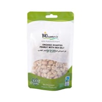 فول سوداني محمص مع ملح البحر عضوي 100 جم