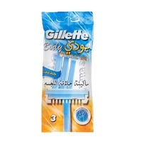 جيليت ماكينة حلاقة للجسم كيس 3 قطع