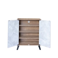 خزانة أحذية مودرن 2 باب 4 أرفف خشب ماليزي , خشبي و...