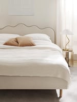 سرير 23 سبتمبر الفندقي بقماش شنيل