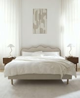 سرير 23 سبتمبر الفندقي بقماش شنيل