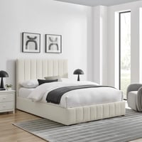 سرير اويا الفندقي بقماش بوكليه