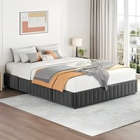 بوكس سرير درجين بدون خلفية بتصميم مخطط ارتفاع 40 س...