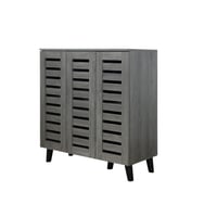 دولاب جزامة خشب ماليزي لون رمادي بابين SC-910