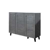 دولاب جزامة خشب ماليزي لون رمادي 3 أبواب SC-1233