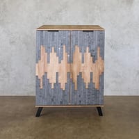 خزانة أحذية مودرن 2 باب 4 أرفف خشب ماليزي , رمادي...