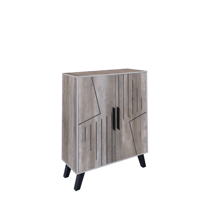 خزانة أحذية مودرن 2 باب 4 أرفف خشب ماليزي , رمادي...