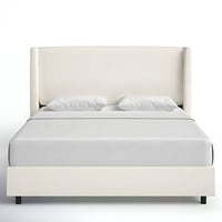 سرير بلاين الفندقي بقماش مخمل