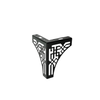 ارجل كنب وأسرة استيل مزخرف -ارتفاع 15 سم