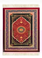 سجادة فارسية لوضع الإسبريسو، حصيرة مربعة للمشروبات...