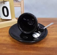 كوب قهوة اسبرسو اسود سراميك 50 مل