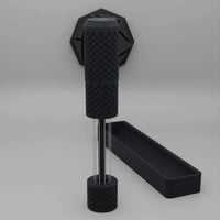 مفكك تكتلات 3D اسود