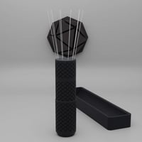 مفكك تكتلات 3D اسود