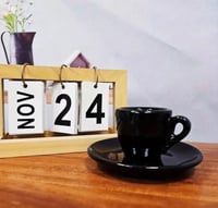 كوب قهوة اسبرسو اسود سراميك 50 مل