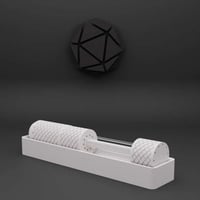 مفكك تكتلات 3D ابيض