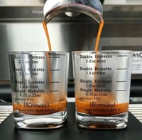 كوب زجاجي 60 ملي اسبرسو