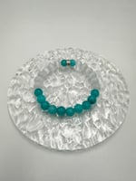 سوارالحجر الأمازوني الطبيعي مع حجر القمر الأبيض ال...