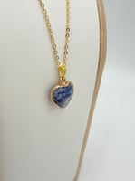 تعليقه قلب السودلايت الكريم مع سلسال ذهبي .