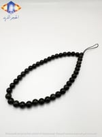 سلسله جوال من حجر الأوبسيديان ( السبج) الكريم الطب...