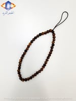 سلسله جوال من حجر عين النمر الكريم الطبيعي.