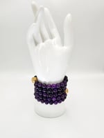 حجر الأماثيست (الجمشت ) الكريم الطبيعي الفاتن في ا...