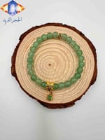 سوار حجر الأفانتورين الطبيعي وتعليقه الزركون الذهب...