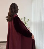 عبايه شتويه ملون