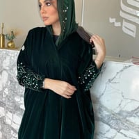 عبايه شتويه ملون