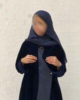 عبايه شتويه ملونه