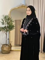 عباية شتويه مخمل