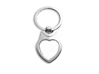 ميدالية ستيل قلب مع الطباعة