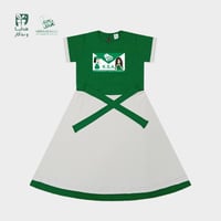 فستان اليوم الوطني ( أطفالى )