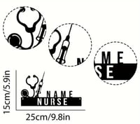 تفصيل لوحة اسماء على المكتب