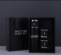 طقم كوب حرارى + 2 فنجان مع الطباعة