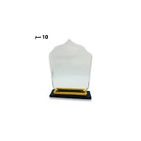 درع من الكرستال بأحجام مختلفة مع الطباعة