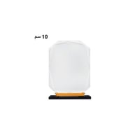 درع من الكرستال بأحجام مختلفة مع الطباعة