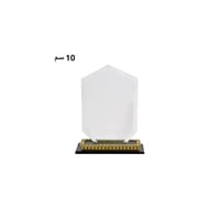 درع من الكرستال بأحجام مختلفة مع الطباعة