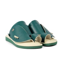 حذاء شرقي وطني ميموري فوم - جلد زيتي