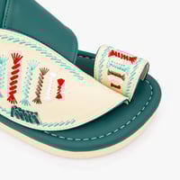 نعال سعودي مطرز جلد فيرزي وسكري