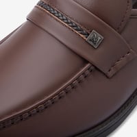 حذاء ماركو رسمي ايطالي رجالي - بني