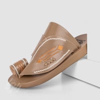 حذاء رجالي شرقي جلد فخم – بني فاتح