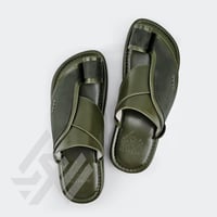 نعال سعودي وطني زيتي وأسود