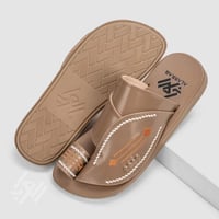 حذاء رجالي شرقي جلد فخم – بني فاتح